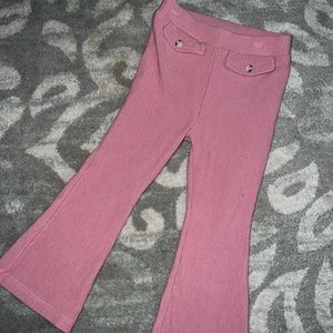 Toddler girl Zara pink flare pants